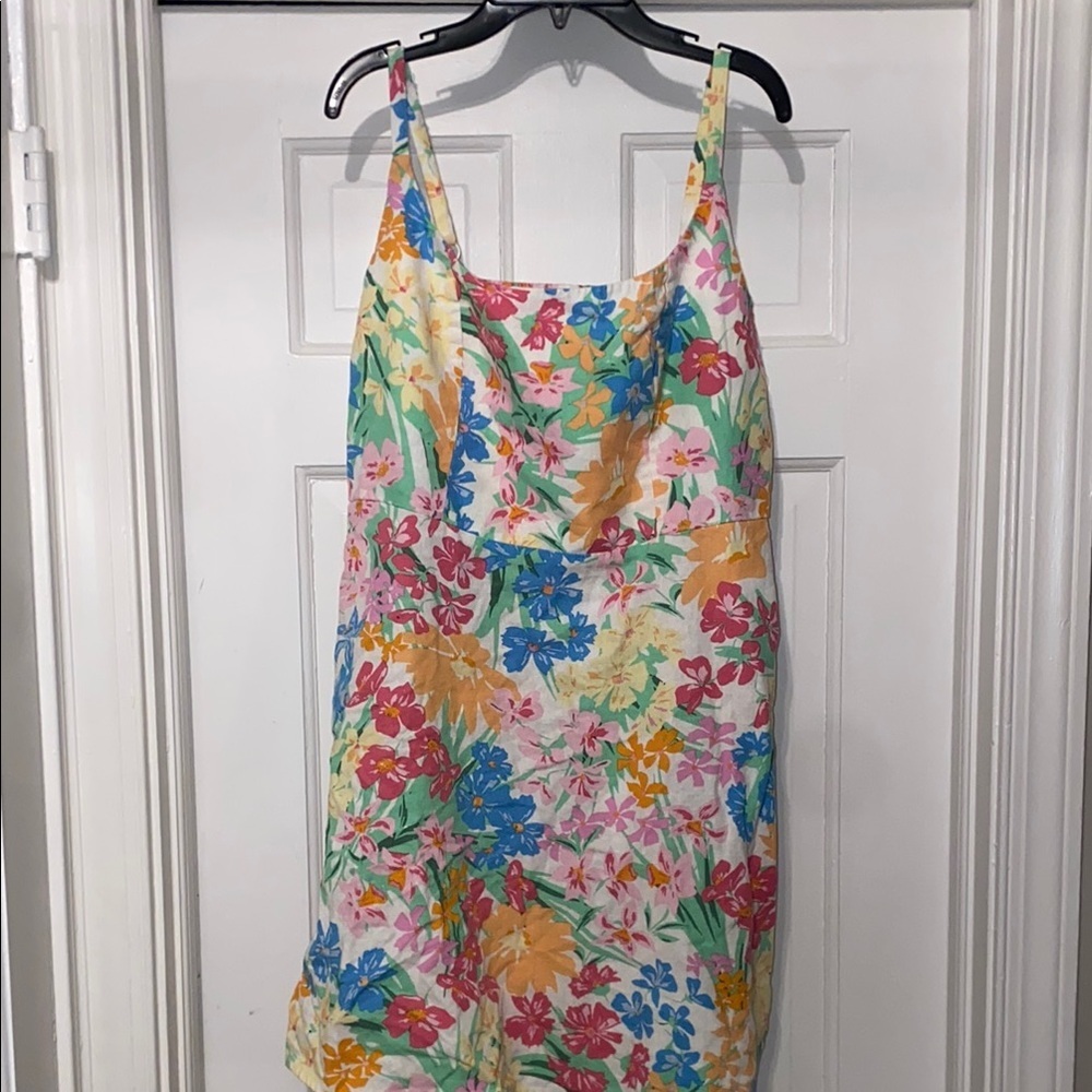 Old navy size large Floral Multicolor Summer Dress nwot